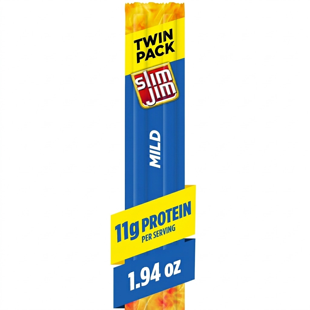 Slim Jim Monster Smoked Meat Sticks, Mild Flavor, Twin Pack, 1.94oz. (24-ct) 2lb