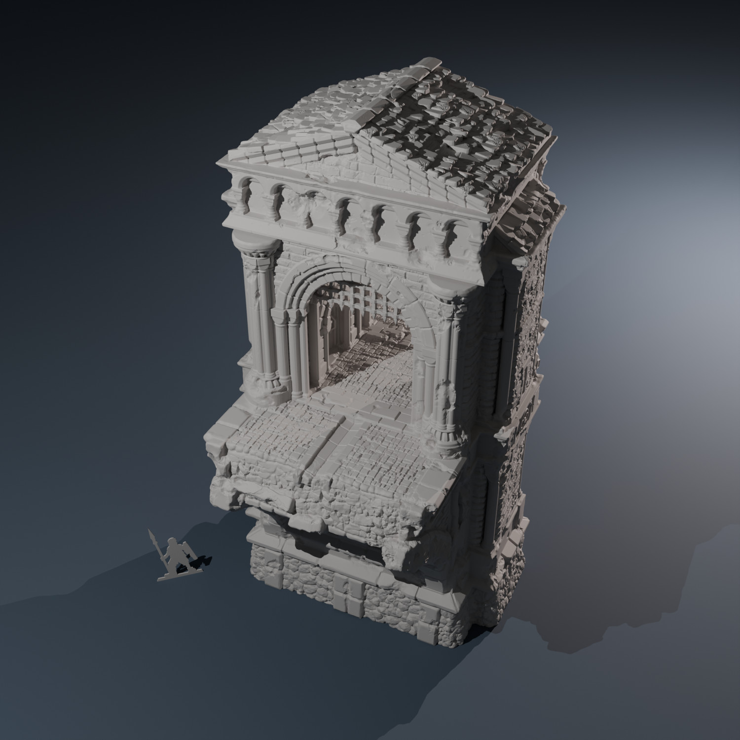Bridge Gate | Wargame Scatter Terrain | 1 Piece Set | FDM printed