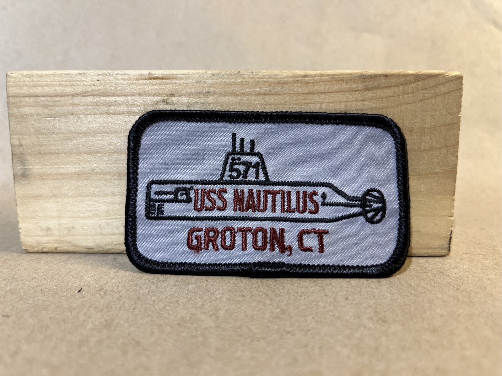USS Nautilus Groton CT Iron on Patch