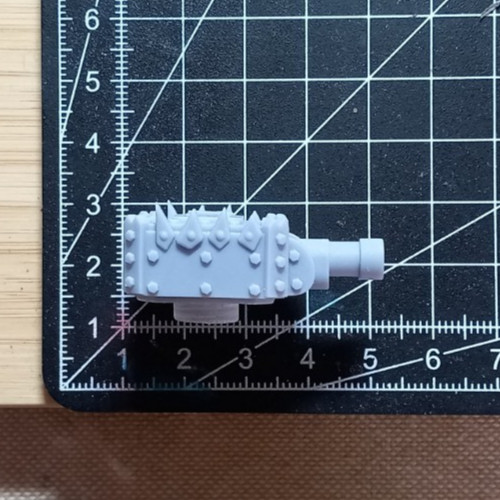 Space Orcs and Goblins Scrap Tanks 4X Small Riveted Box turrets, Bits, Parts Lot