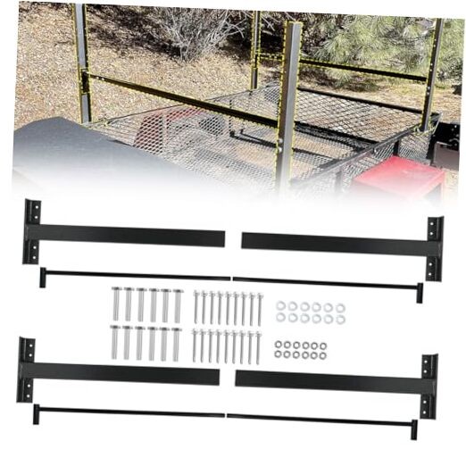 Adjustable Roof Ladder Racks for 4'-7' Enclosed Trailers/Cargo Vans/Trucks: