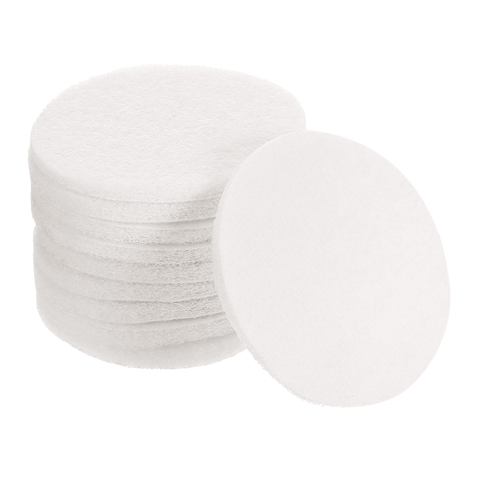 10Pcs 4 Inch Hoop Scrubbing Pad 2000 Grits Scrubber Scouring Pads White