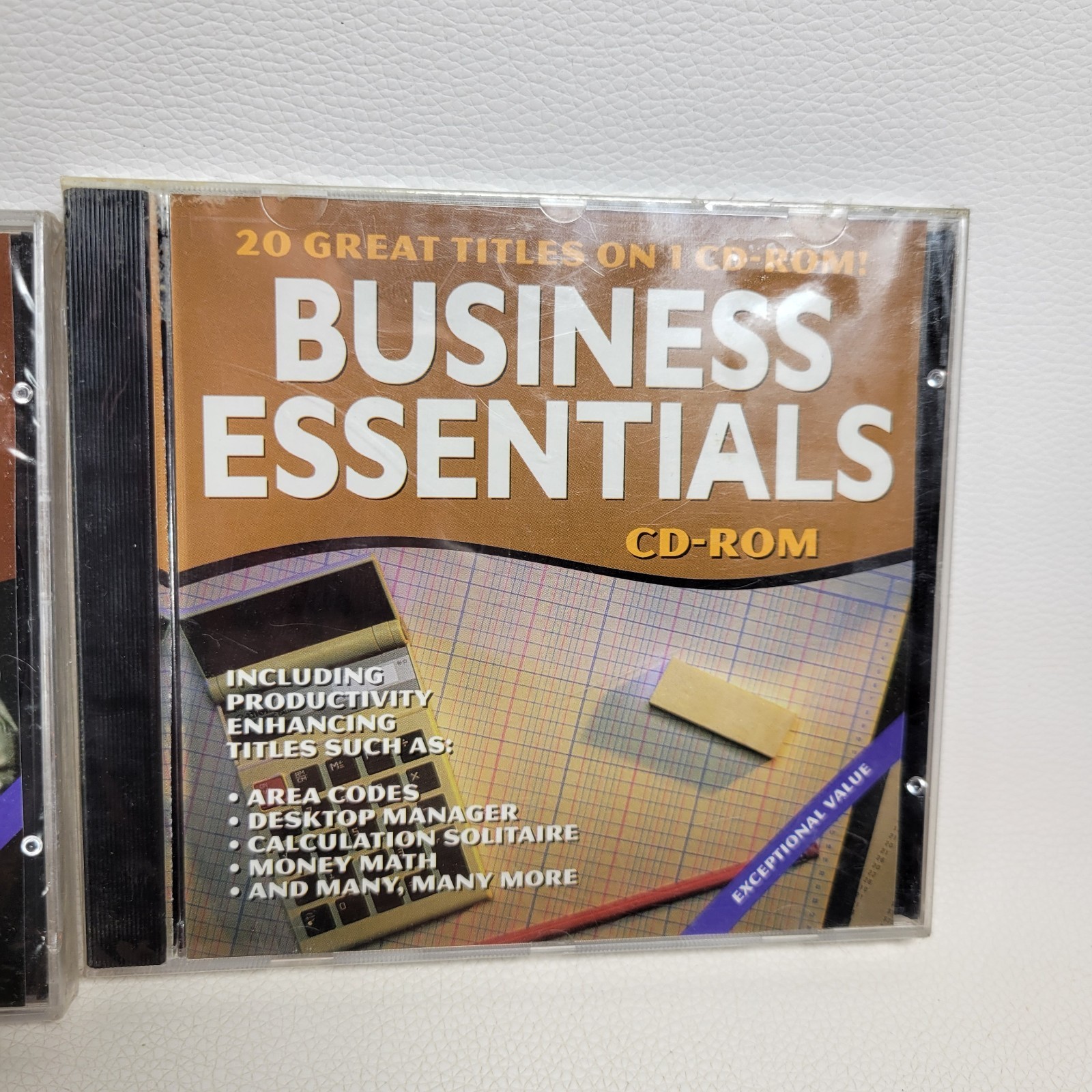3 Vintage Shareware Cd-Rom Business Essentials, Utilities, Working World