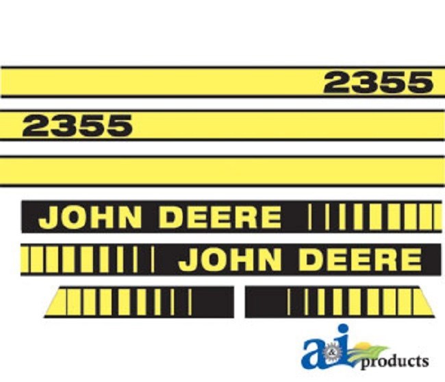 To fit John Deere 2355 tractor decal set