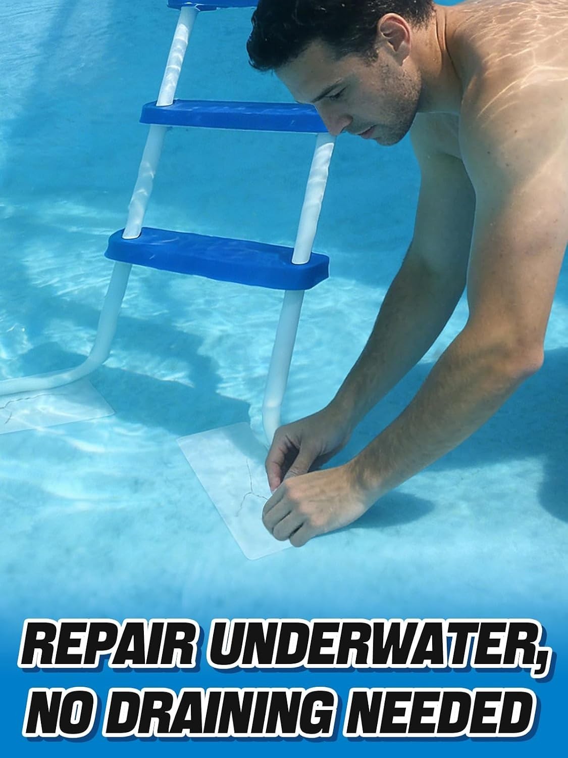 High-Viscosity Clear TPU Pool Patch Kit – Ultimate Underwater Repair Solution