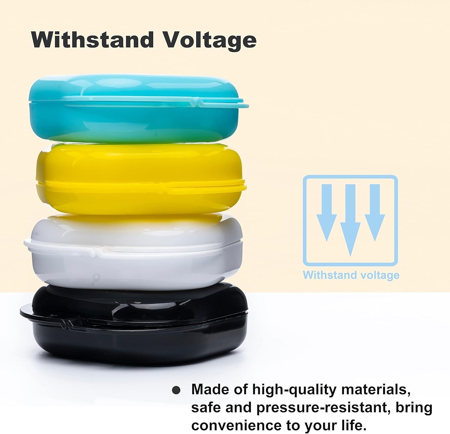 Compact Retainer Cases with Ventilation - Lightweight and Stylish Storage