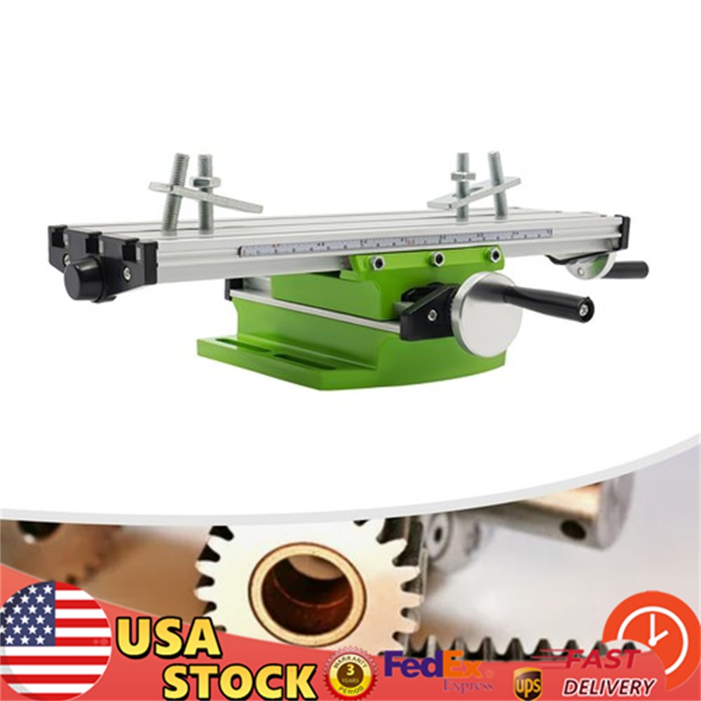Work Table X Y Axis Bench Drill Press Vise Cross Slide Fixture Milling Machine