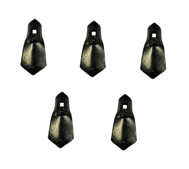 5 of S-Tine Sweeps 2.75" x 1/4" Thick w/ 3/8" Bolt Hole (3/8" x 1.25" Head Bolt)