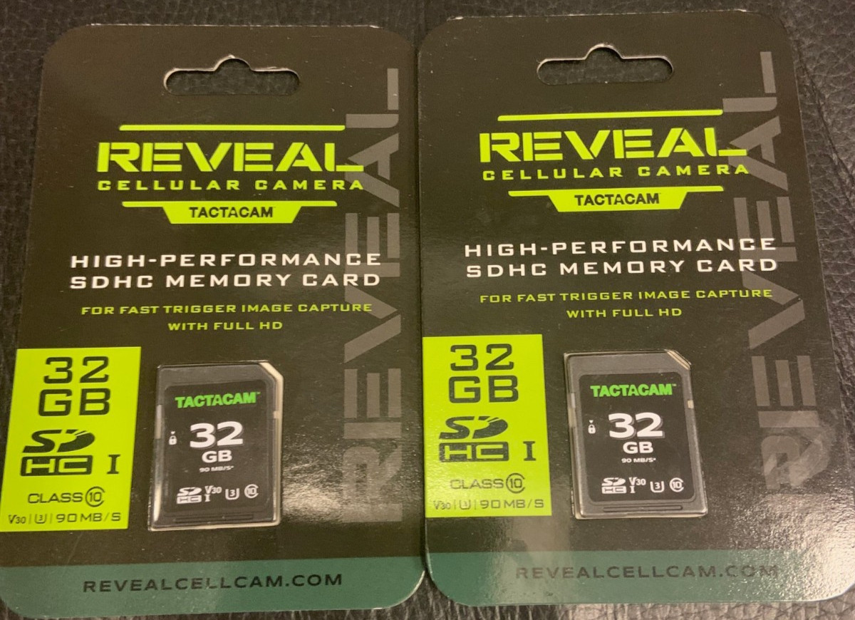 🍎🍎2 COUNT! REVEAL 32GB FULL HD SDHC UHS-I Memory SD Card STORAGE FREE SHIP🍎🍎