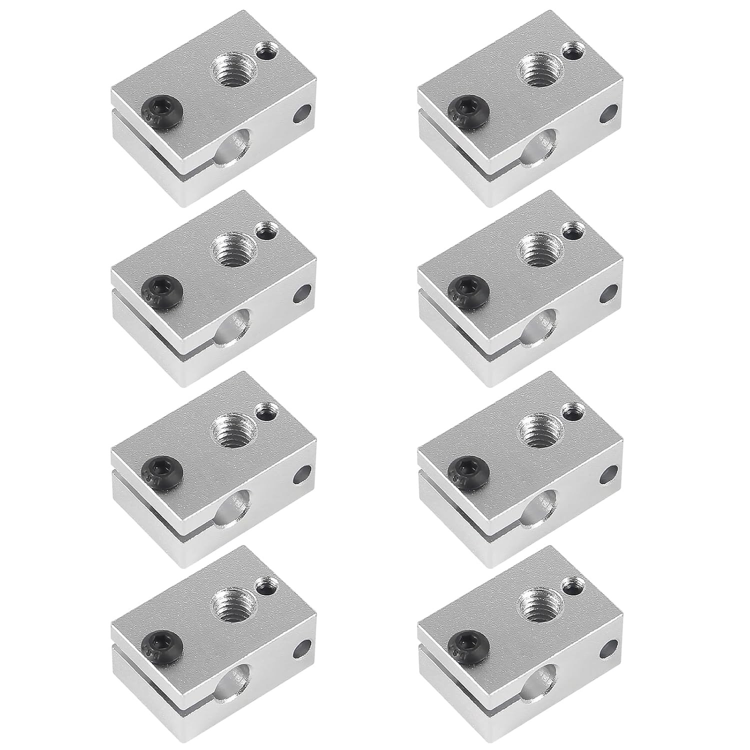 V6 High Temperature Copper Plated Heater Block 3D Printer V6 Heater Block Compat