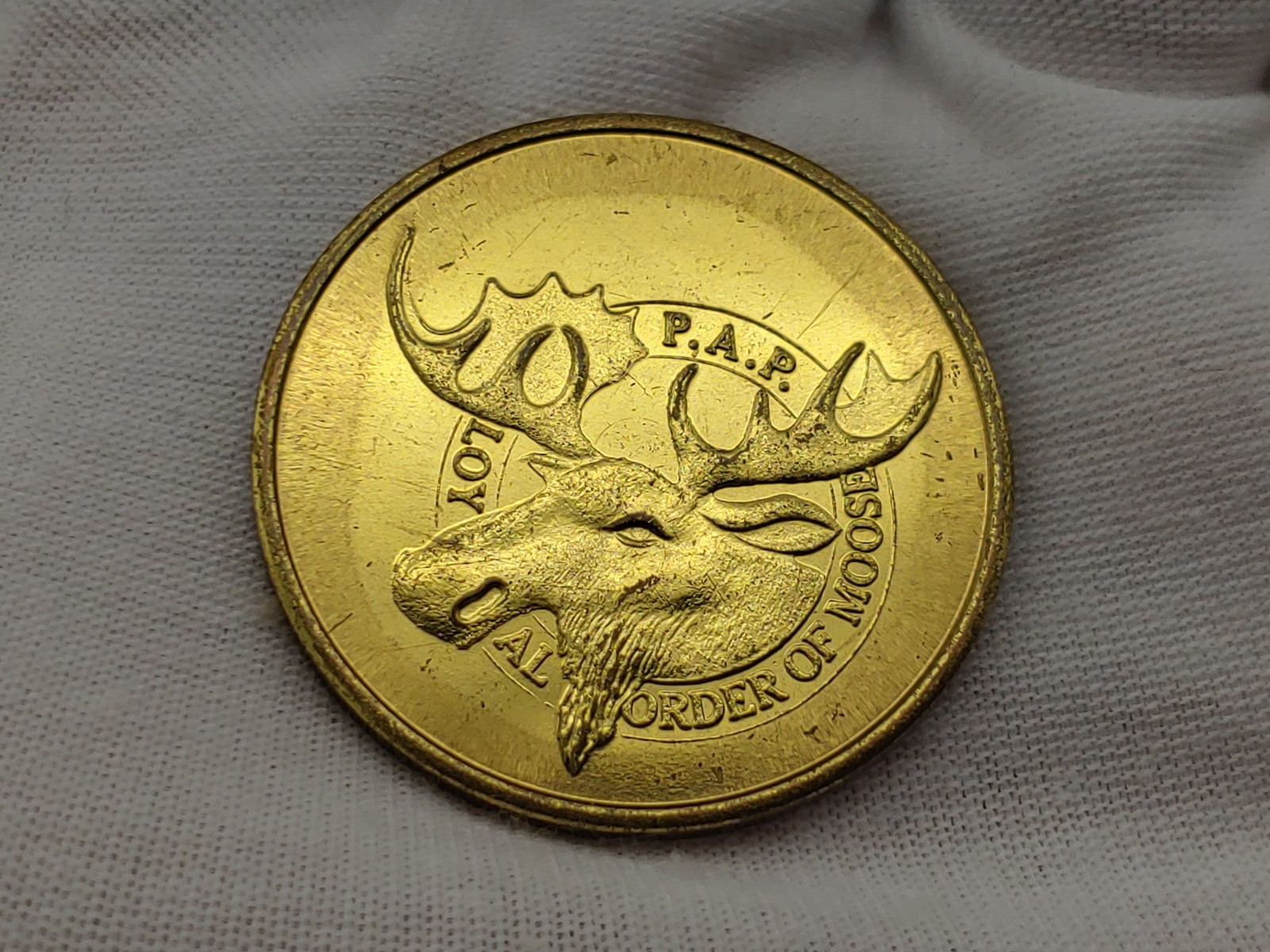 1978 Moose Token Georgia Huch Howell President Bronze 34.1mm 12.4g Vintage (#2)