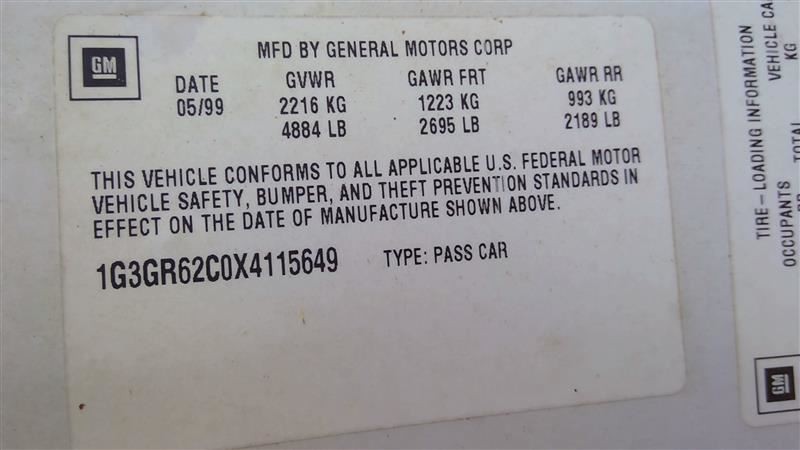 Chassis ECM Theft-locking Theft Deterrent Fits 93-99 EIGHTY EIGHT 183787