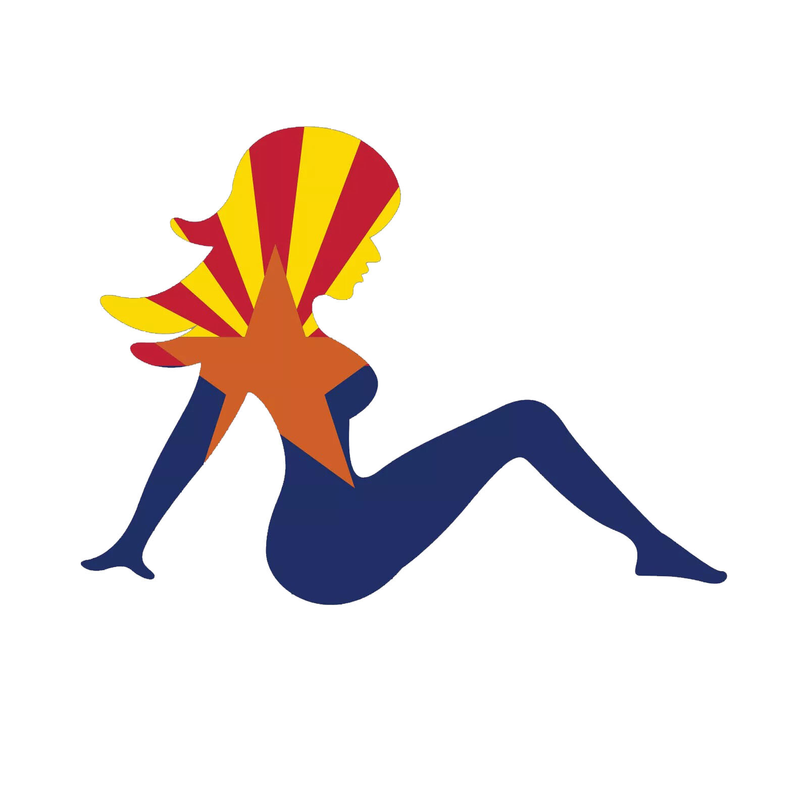Arizona Mudflap Girl Sticker Decal