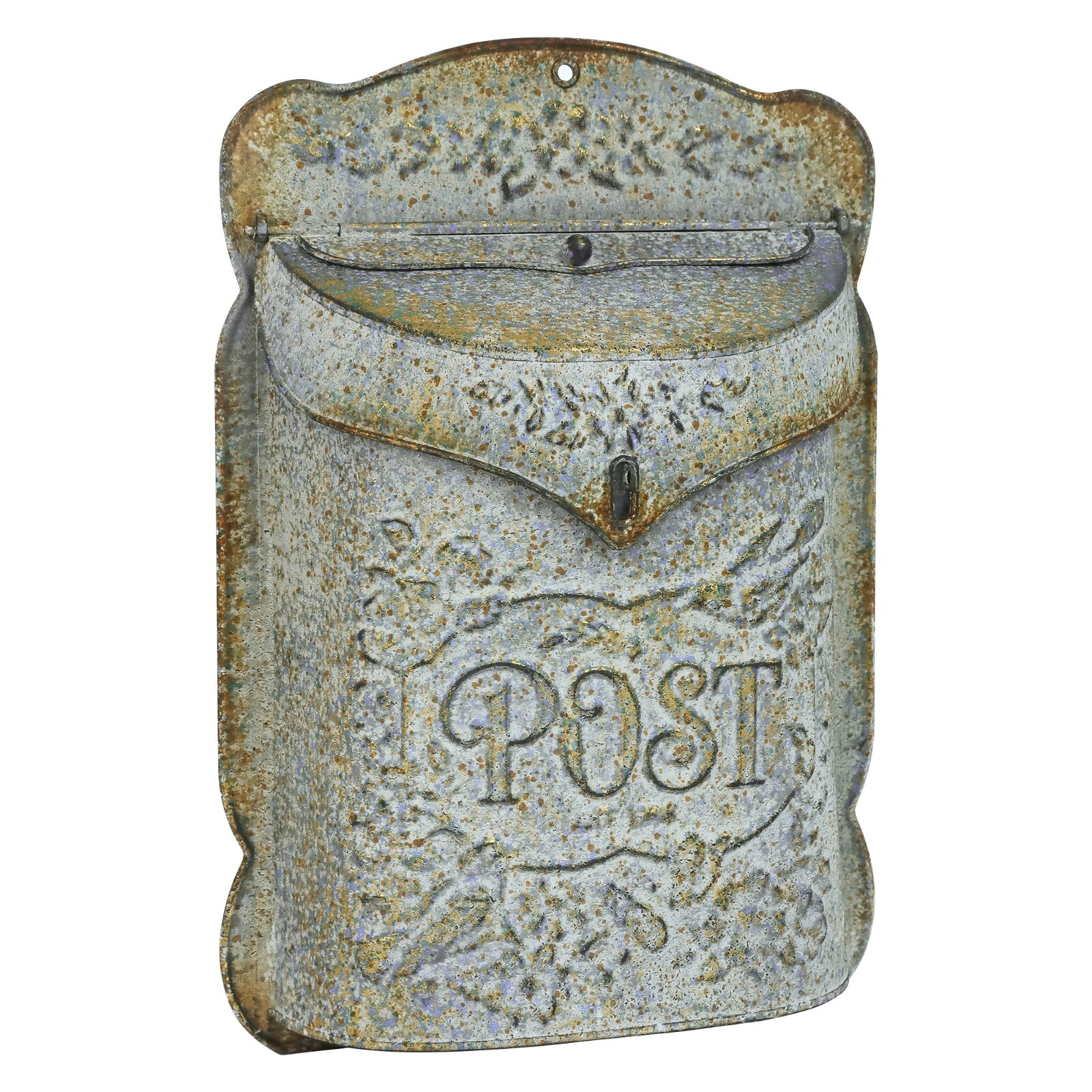 Rustic Wall Mount Mailbox  for Porch Decoration, Message Box