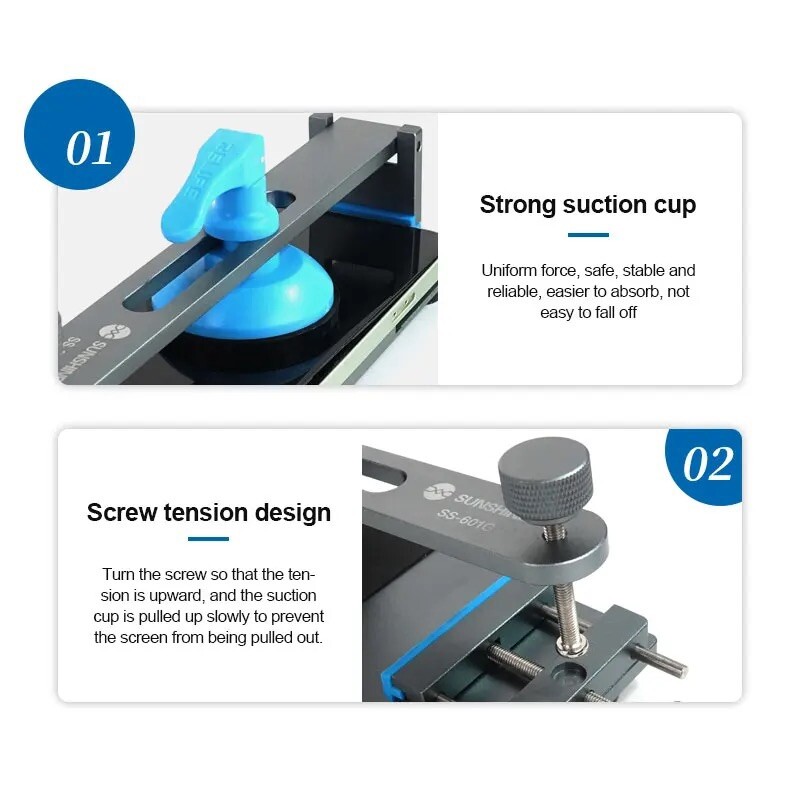 Fixture Open Screen Separator/Split Screen Tool For iPhone XS 12 14 15 Pro Max 8