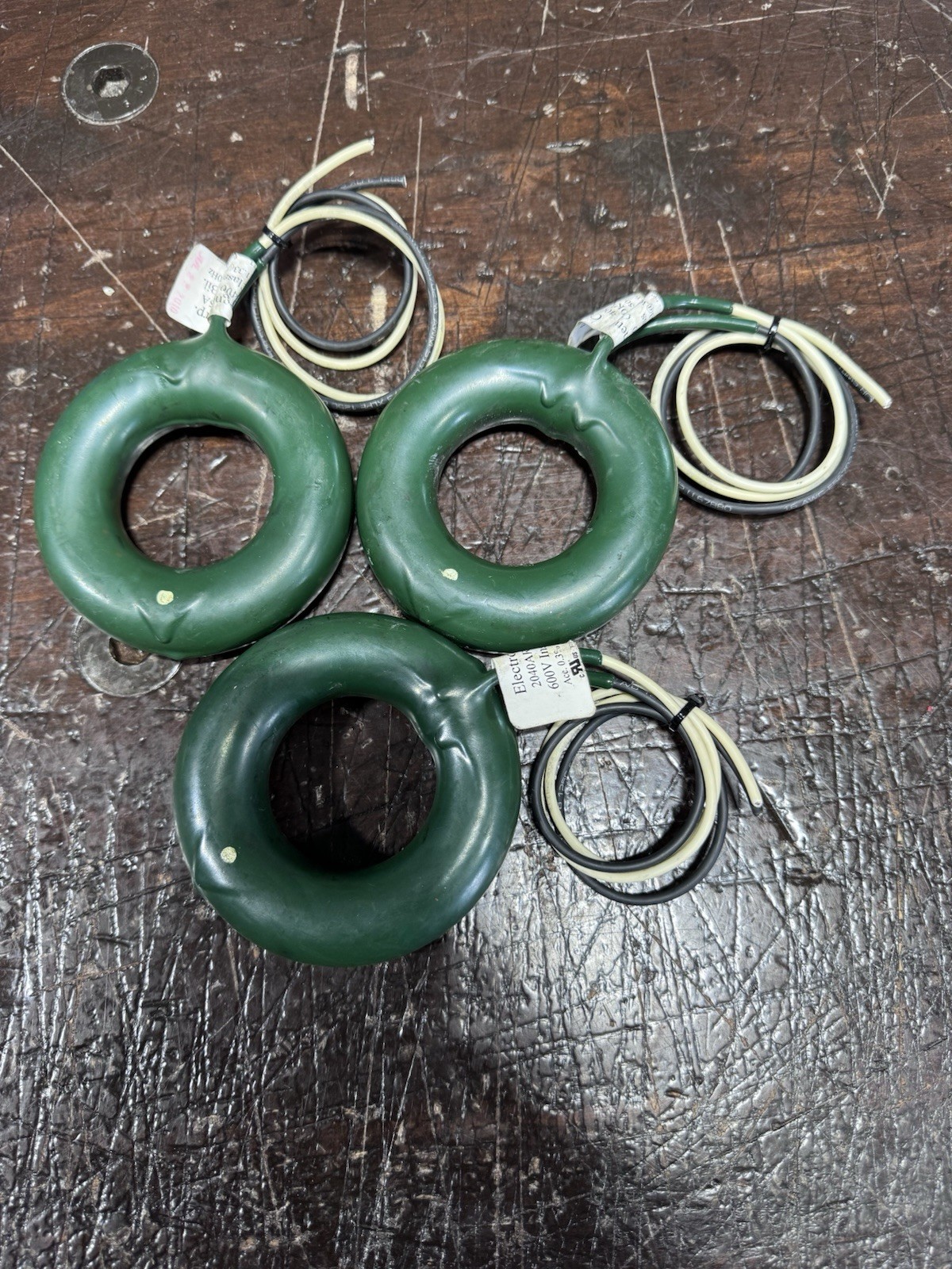 Lot Of 3 Electro Magnetic Corp Current Transformer 2040ARW-400 400:5A 600V 10KV