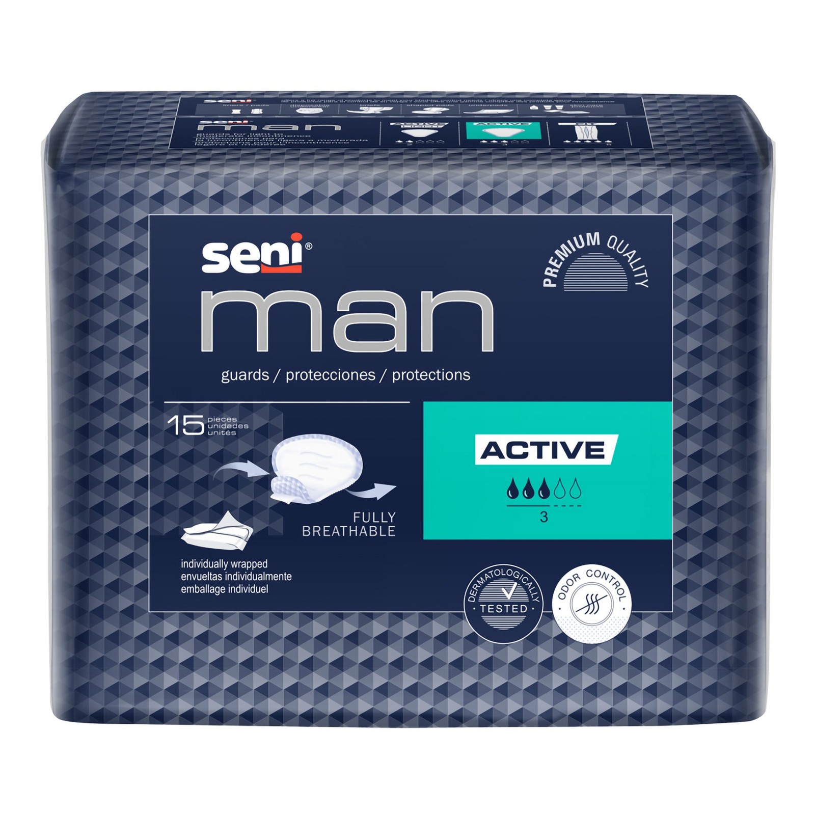 Seni Incontinent Pad 8-9/10 X 10-3/5 Inch Cup Shape 39 90 Ct