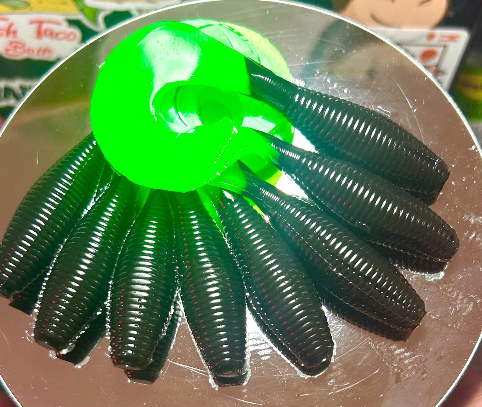 5” Fat Grub * Phantom Glow