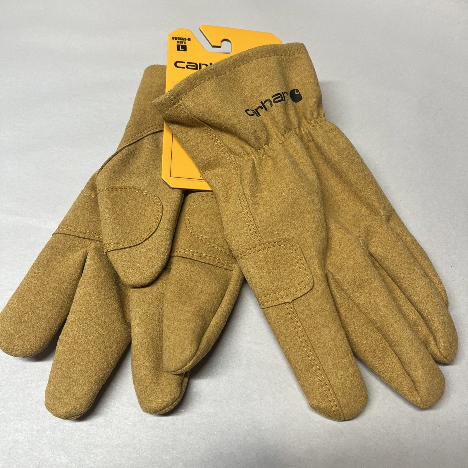 Carhartt Men's Synthetic Suede Fencer Work Gloves LARGE GWO553-M NWT