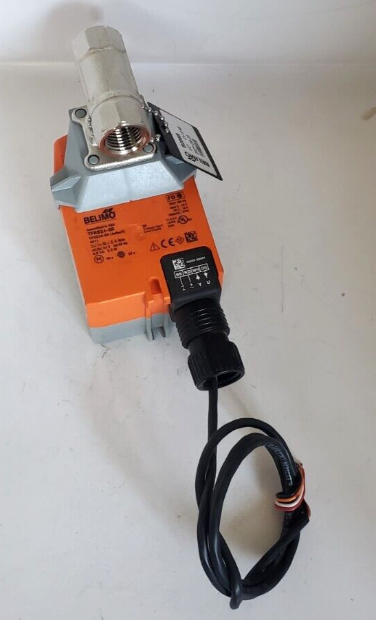 Belimo B208B6+TFRB24-SR Valve Actuator NC/FC COP 200 PSI 1/2" Cv 0.46
