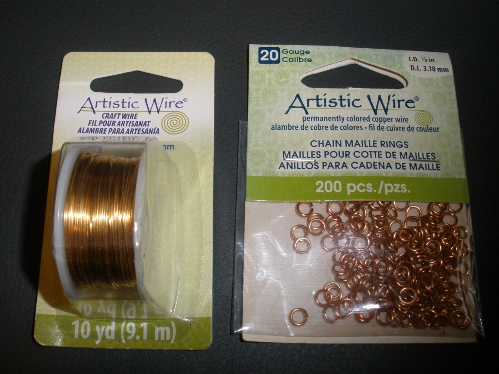 NEW Artistic Wire Chain Maille Rings & Craft Wire (SU27A)