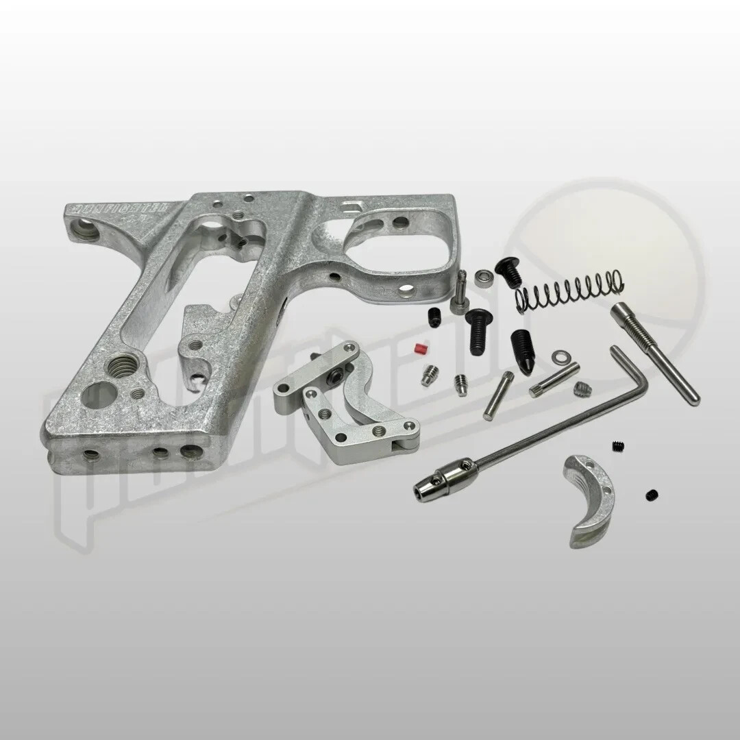 Shocktech Autococker Gunfighter 1.5 Trigger Frame w/ Short Timing Rod - RAW
