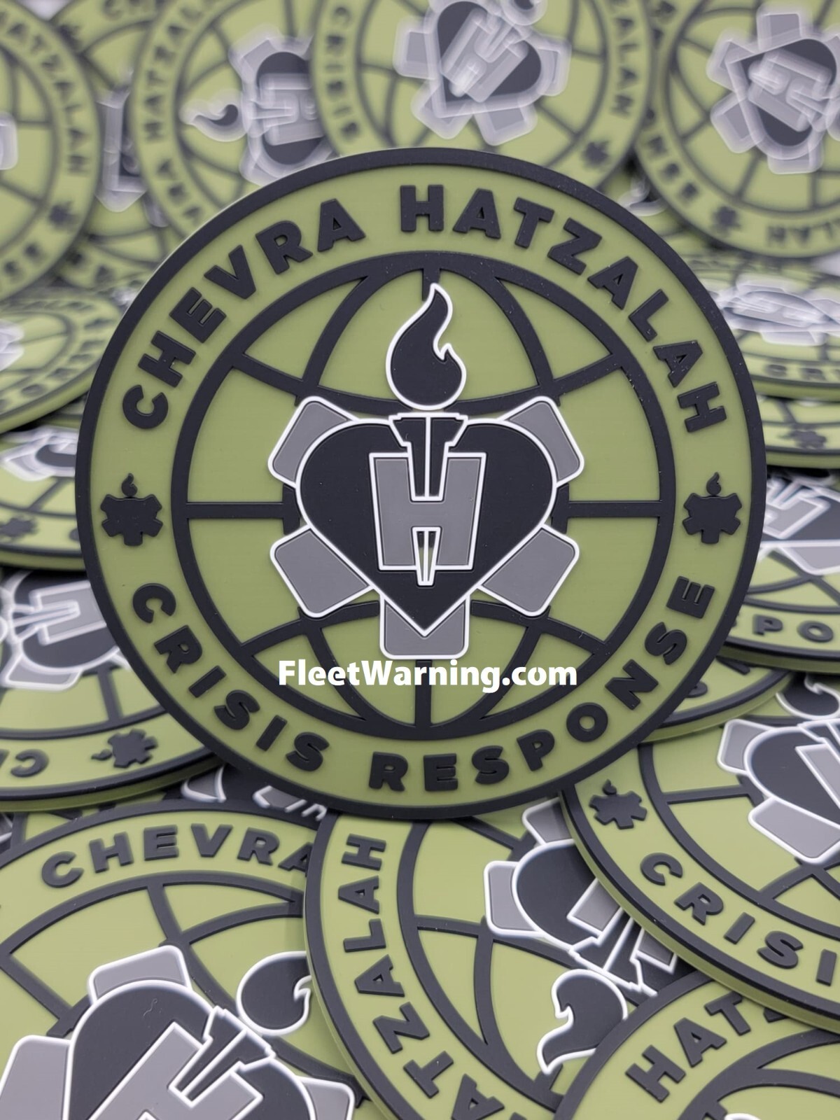 Hatzalah Hatzolah Crisis Response PVC 3.5" Custom Patch