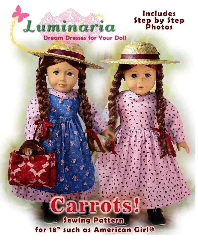 American Girl 18 Inch Doll Clothes Dress Pattern Anne of Green Gables Prairie