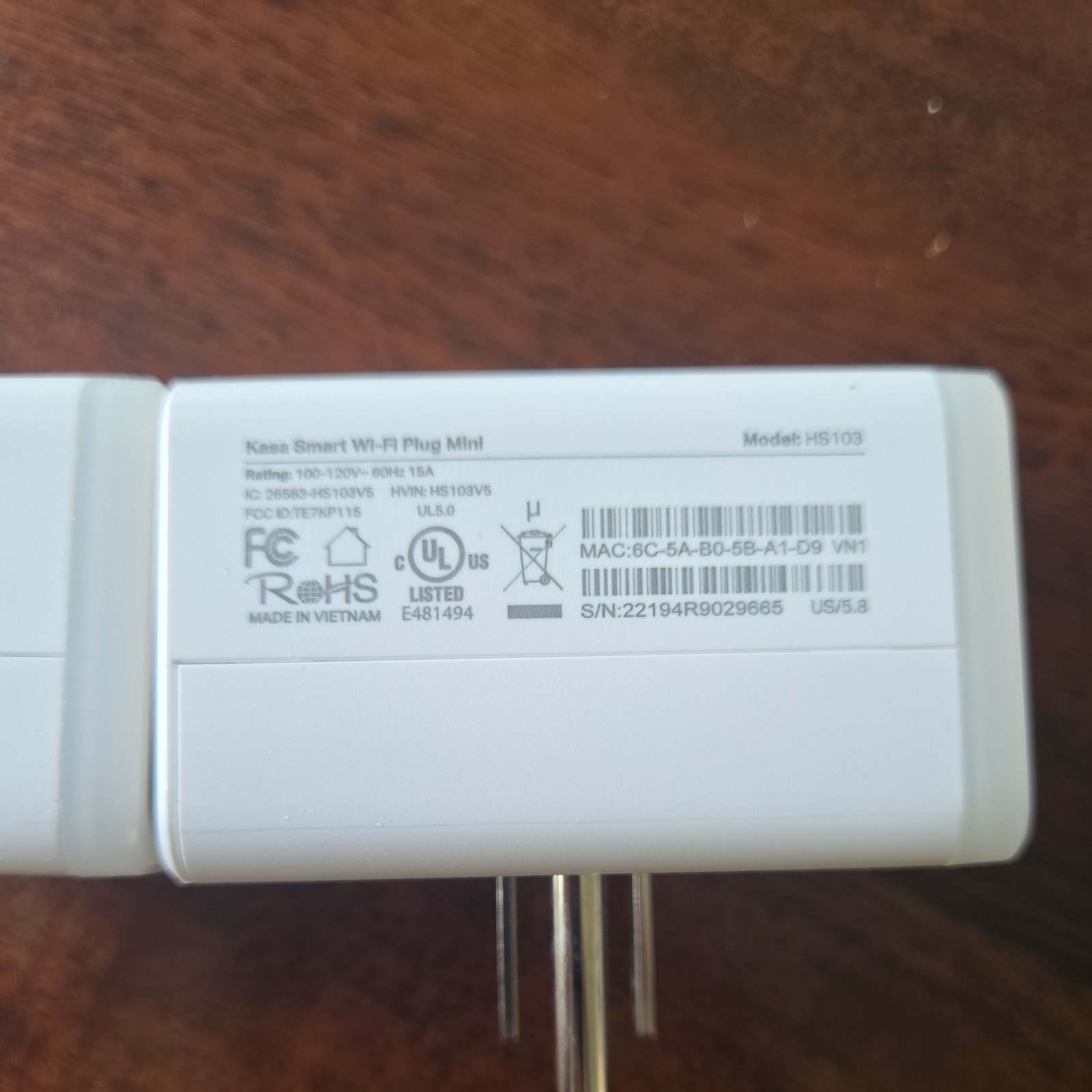 (Qty 2) TP- Link Kasa Wi-Fi Smart Plugs Mini HS103