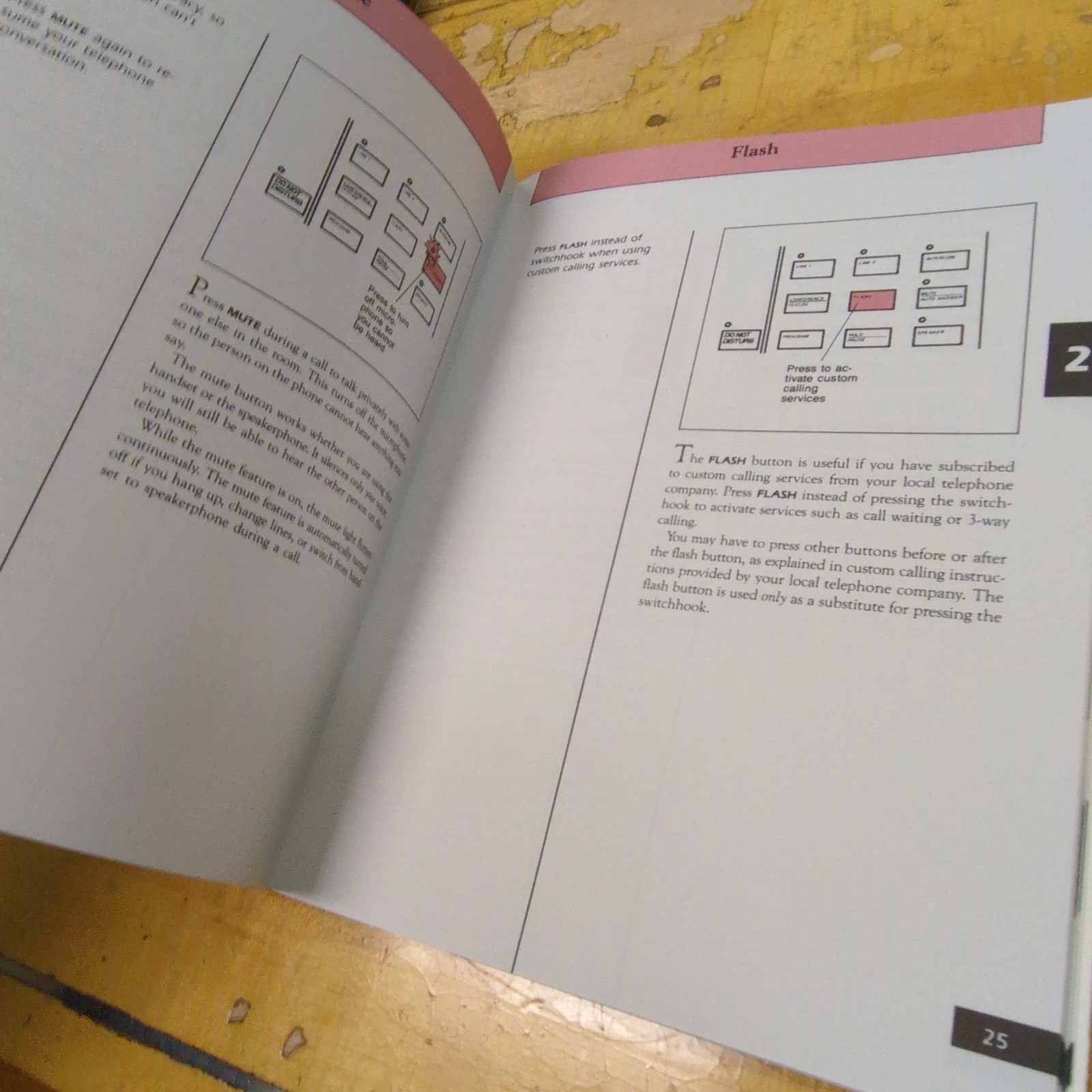 Vintage Owner’s Guide AT&T Two-Line Communications System 2000