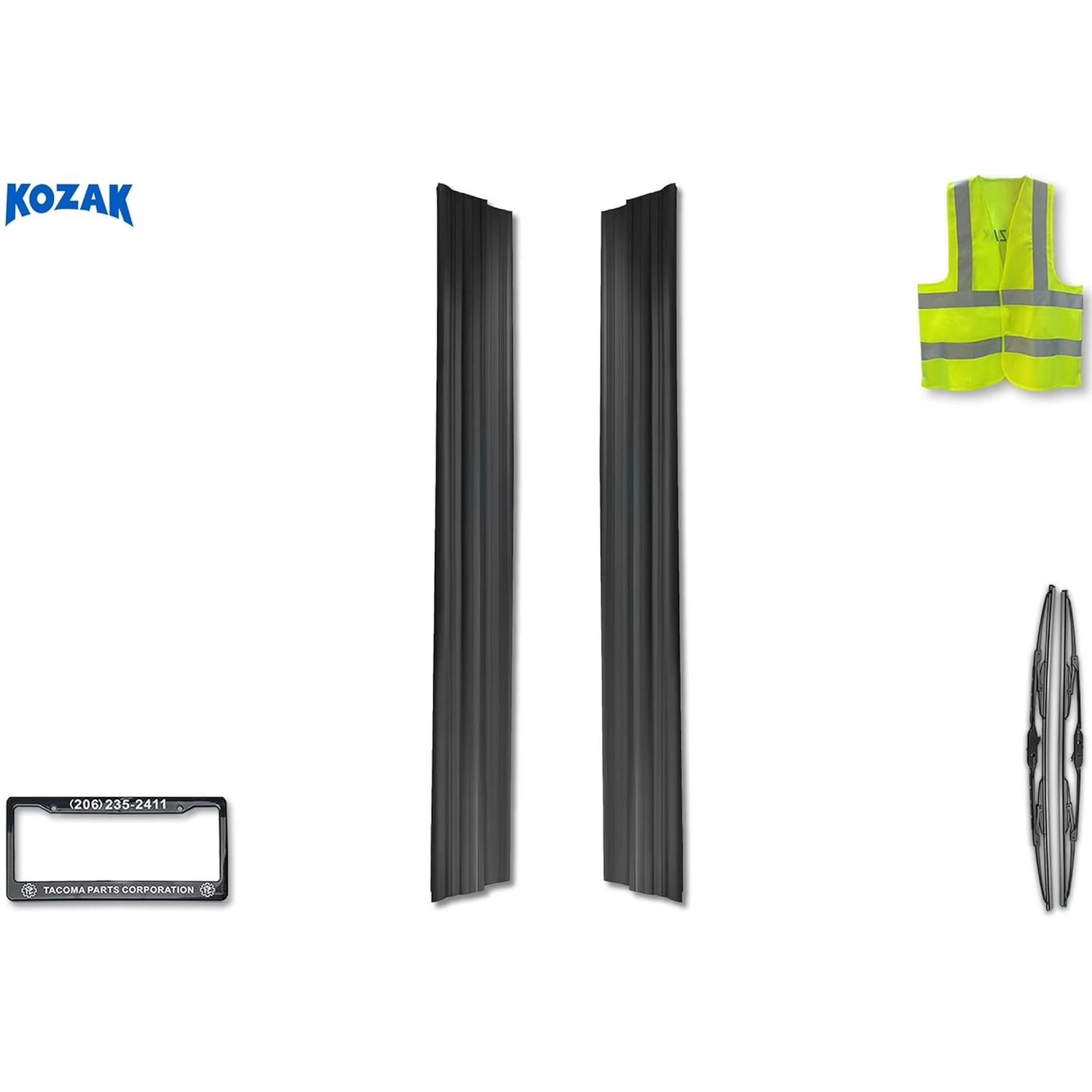 Upper Cab Fairing Extensions RH & LH Compatible With Freightliner Cascadia 08-16