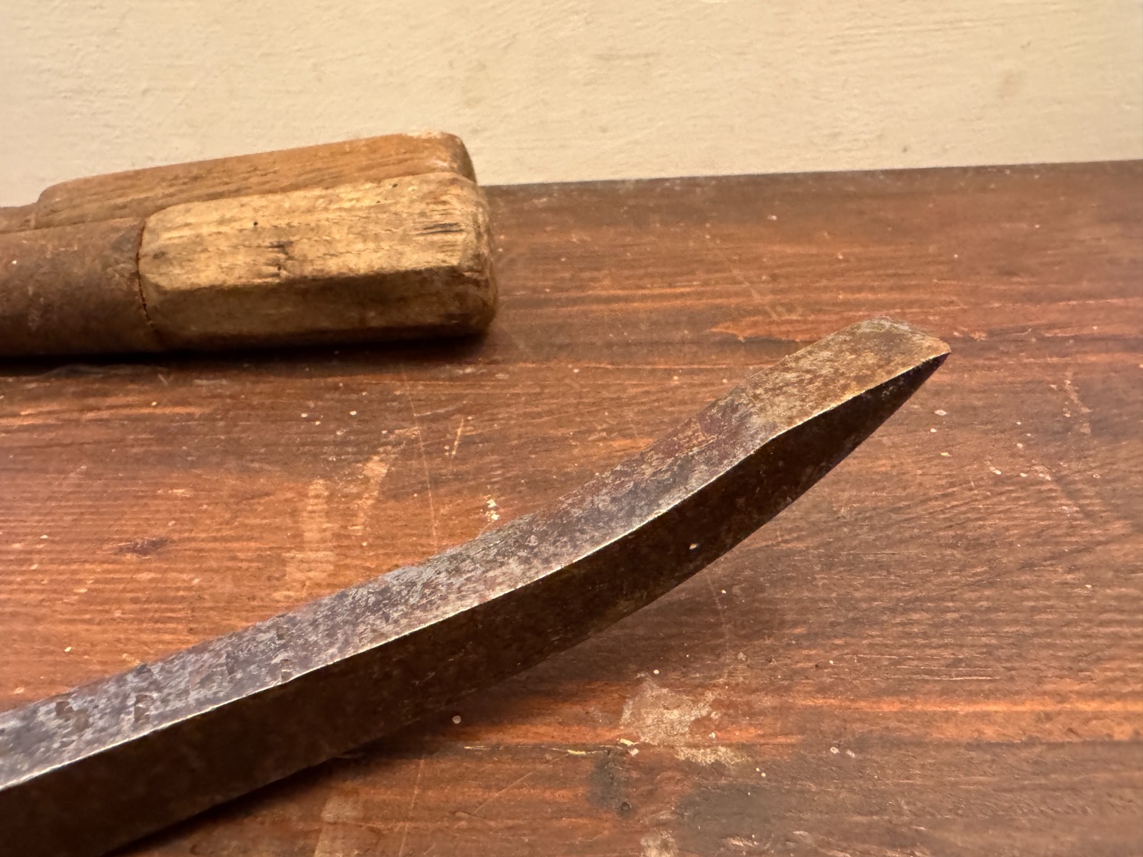 Early Socketed 1/2" Lock Mortice Chisels Bruzz British Woodwork Tools