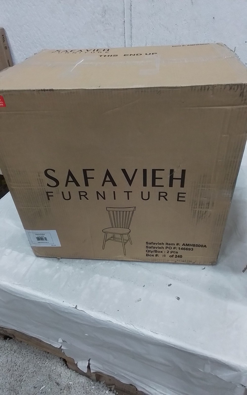 Safavieh PARKER SPINDEL SIDE CHAIR, Reduced Price 2172771067 AMH8500A