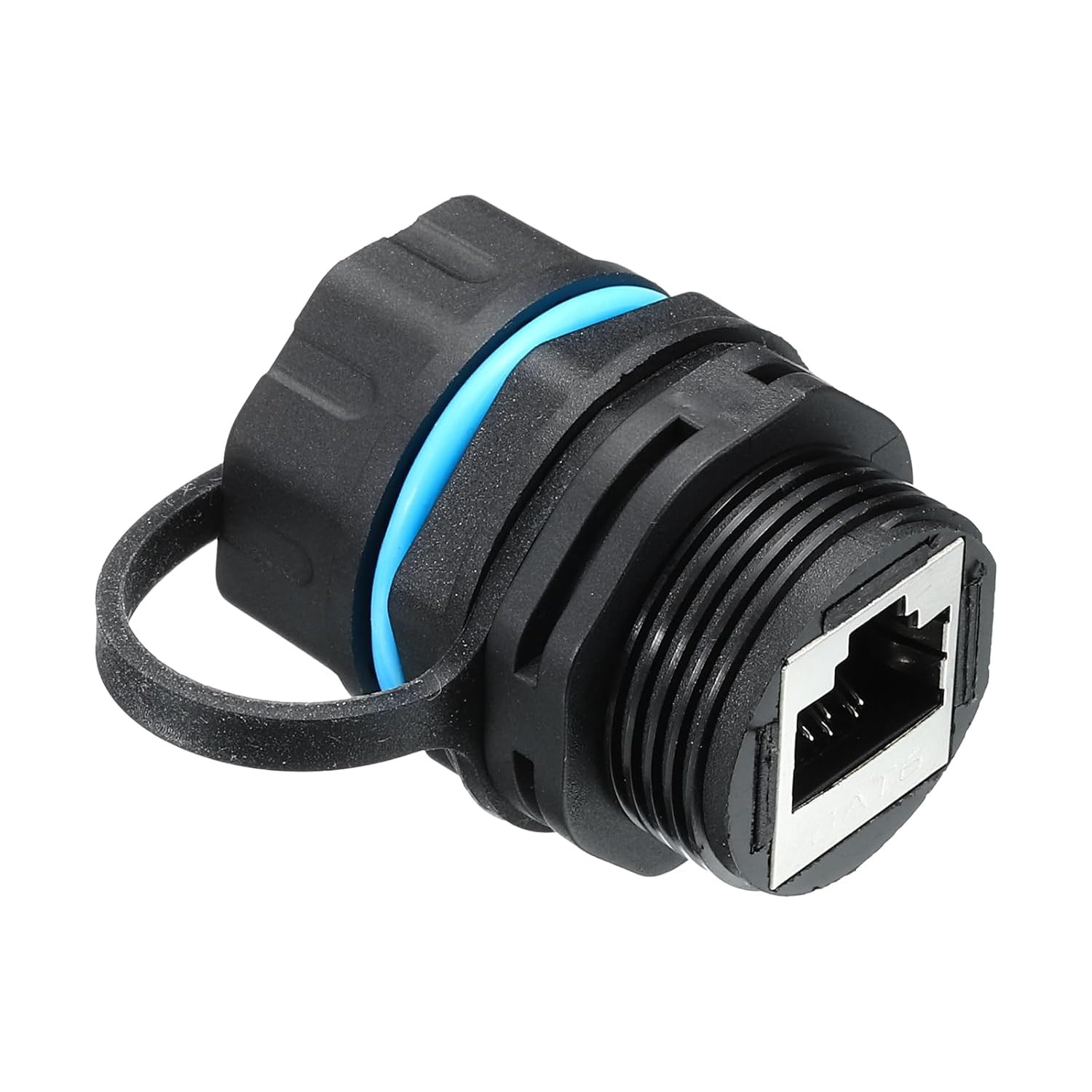 RJ45 Panel Mount Coupler, IP68 Shielded Industrial Panel Mount Bulkhead Ethernet