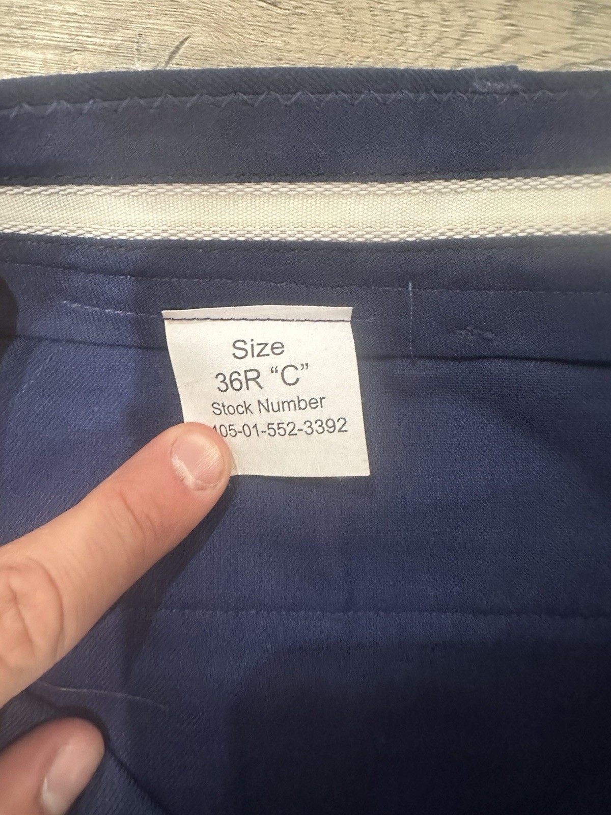 US Army Dress Blue Pants 36C