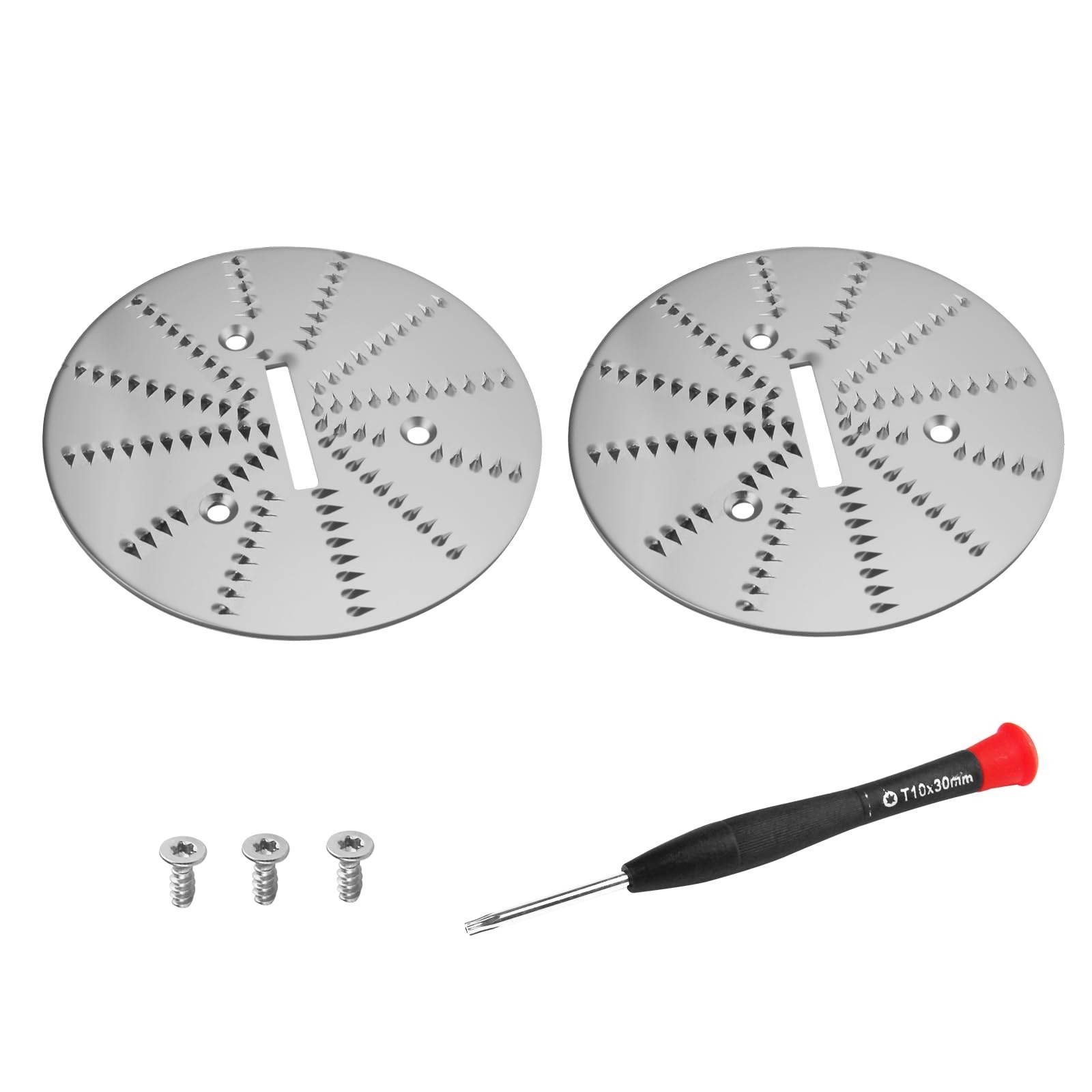 2 Pack Juicer Blades for Breville Models - Easy Replace, 3.5" Diameter, Screws &