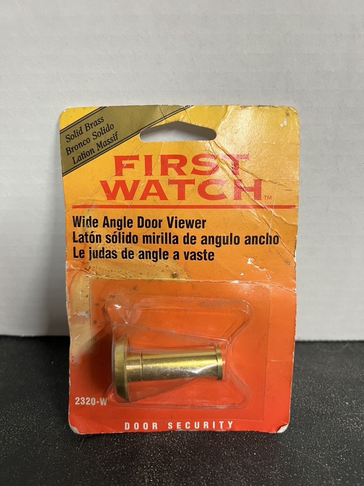 First Watch Solid Brass Wide Angle Door Viewer 2320-W NEW
