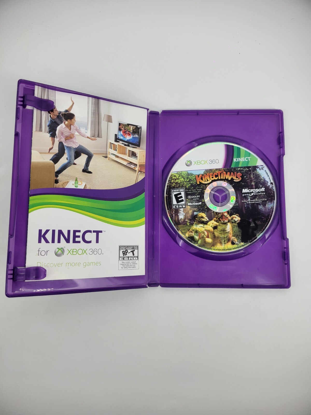 Kinectimals (Microsoft Xbox 360, Kinect) Disc and Case Only! Used | Tested