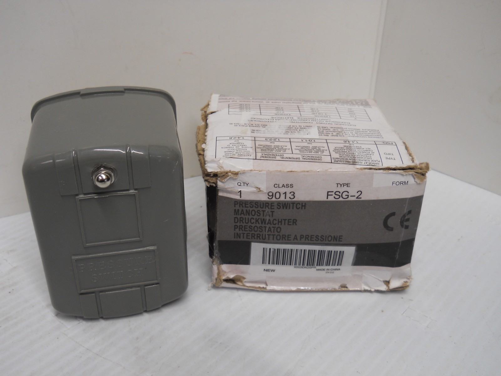 Pressure Switch Class 9013 Type FSG-2