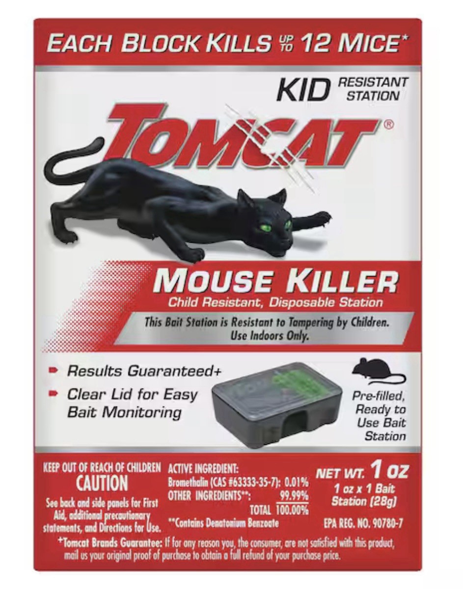 Tomcat Mouse Killer Child Resistant, Disposable Station, 1 Pre-Filled ReadyToUse
