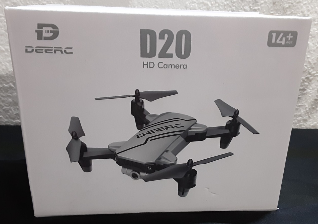 DEERC D20 Mini Drone 720P HD FPV Camera | 360 Flips | Silver | Open Box