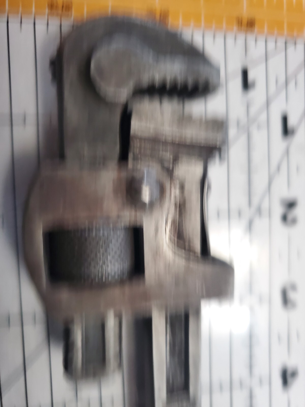 Vintage Dunlap Germany Pipe Monkey Wrench Hand Tool 8" Adjustable