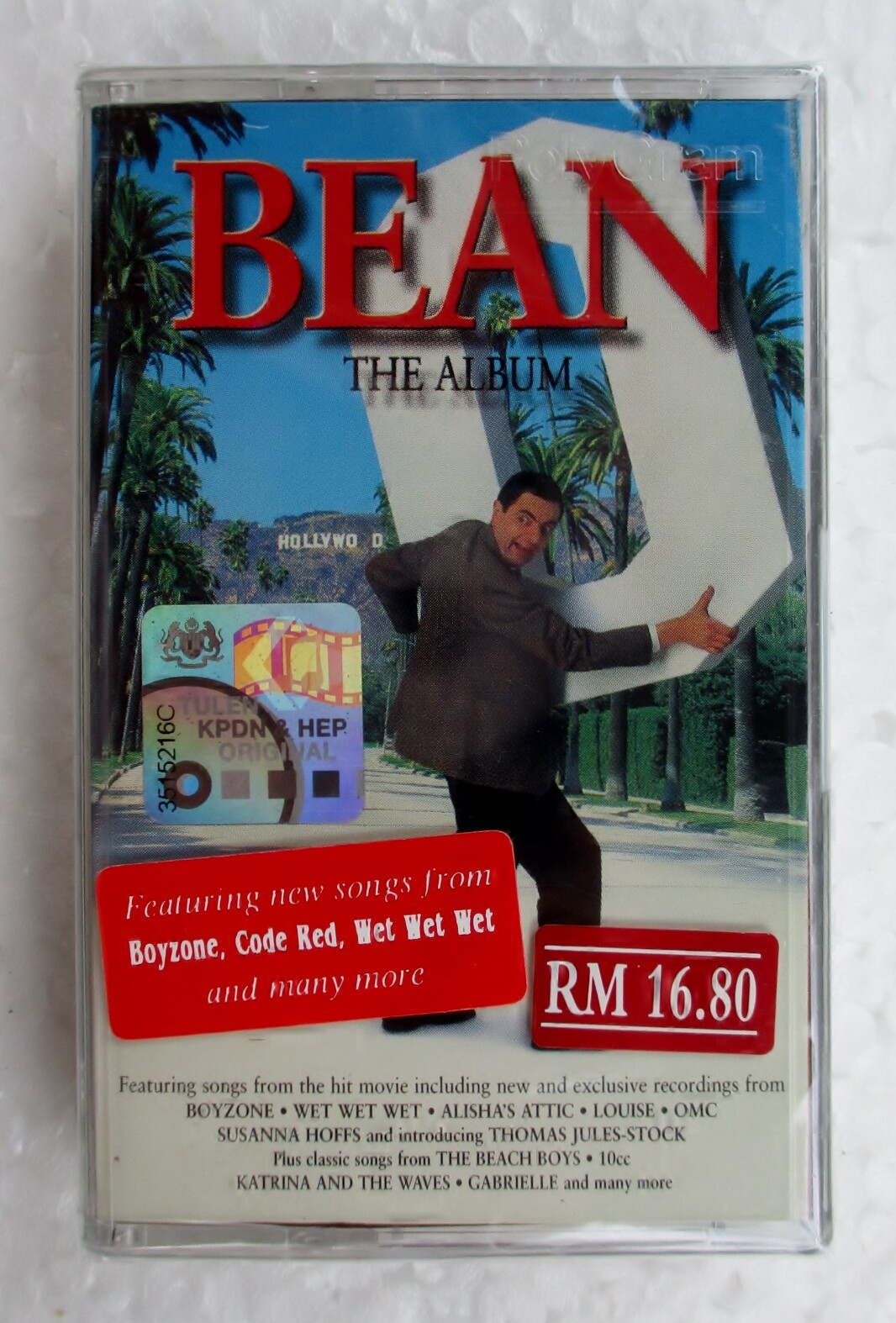 Bean The Album Movie Soundtrack OST Rare 1997 Cassette Tape Brand New Sealed