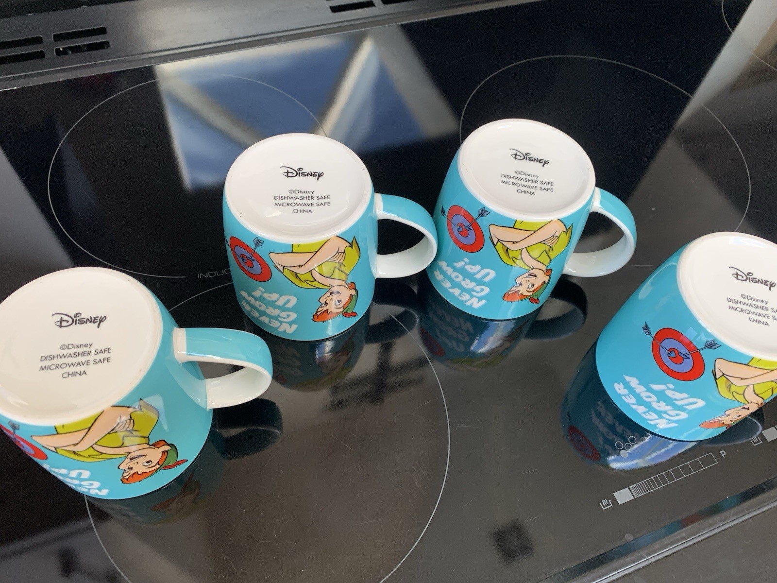 Peter Pan Mugs x 4 (never Used)