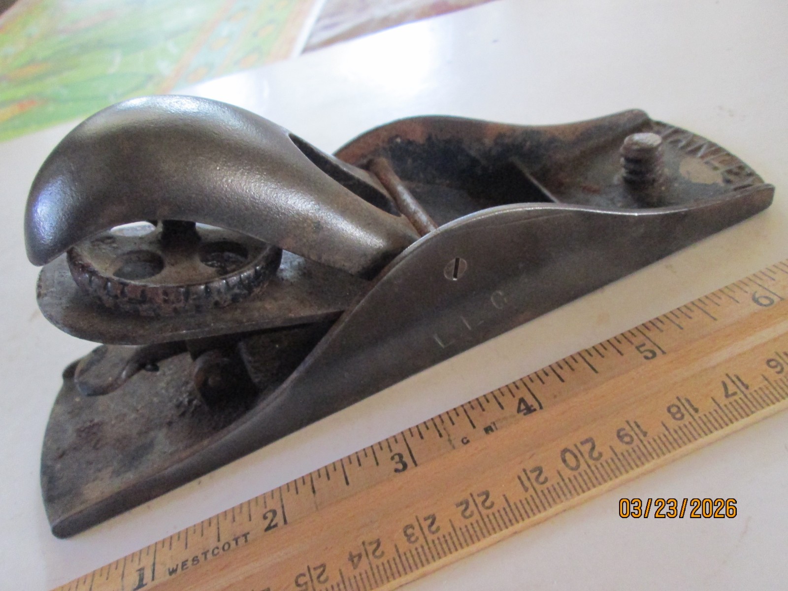 VINTAGE STANLEY NO. 120 WOOD PLANE.