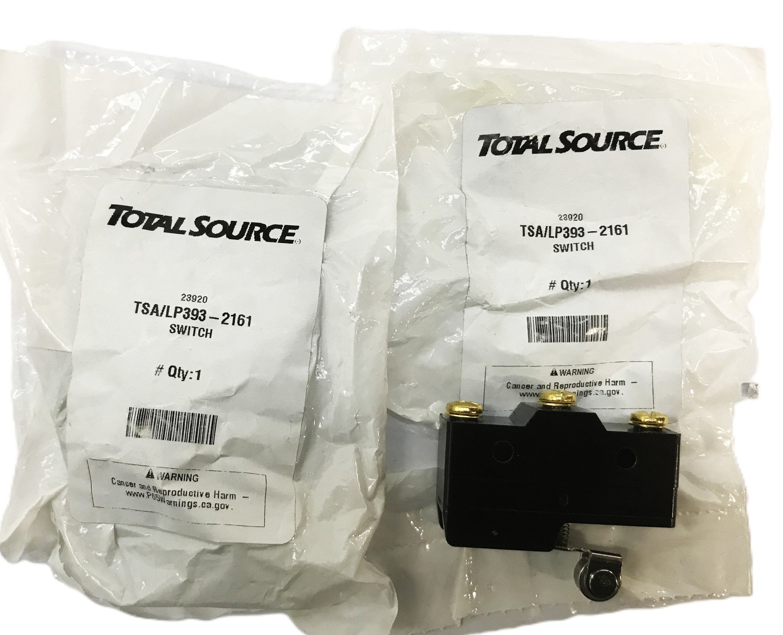 Total Source Micro-Switch LP393-2161 [Lot of 2] NOS