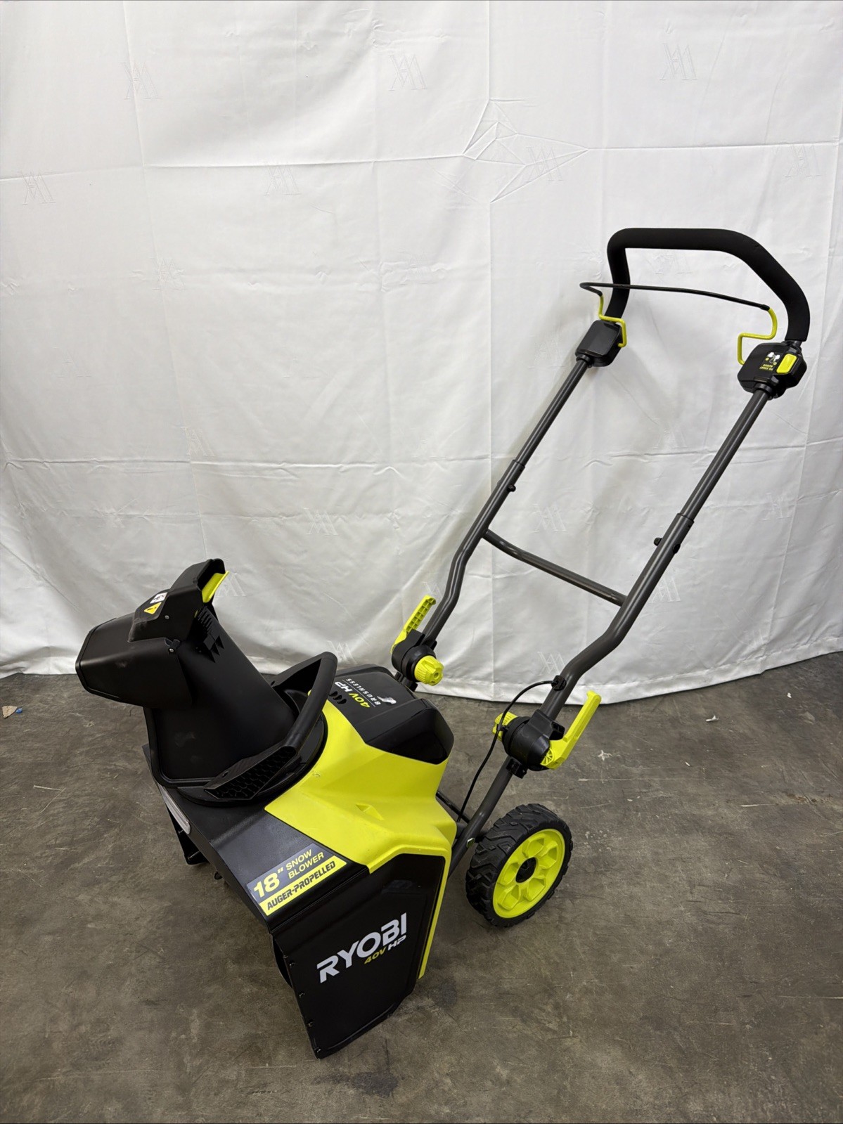RYOBI 40V HP Brushless 18 in. Single Stage Snow Blower RY40HPSN01 (Tool only)