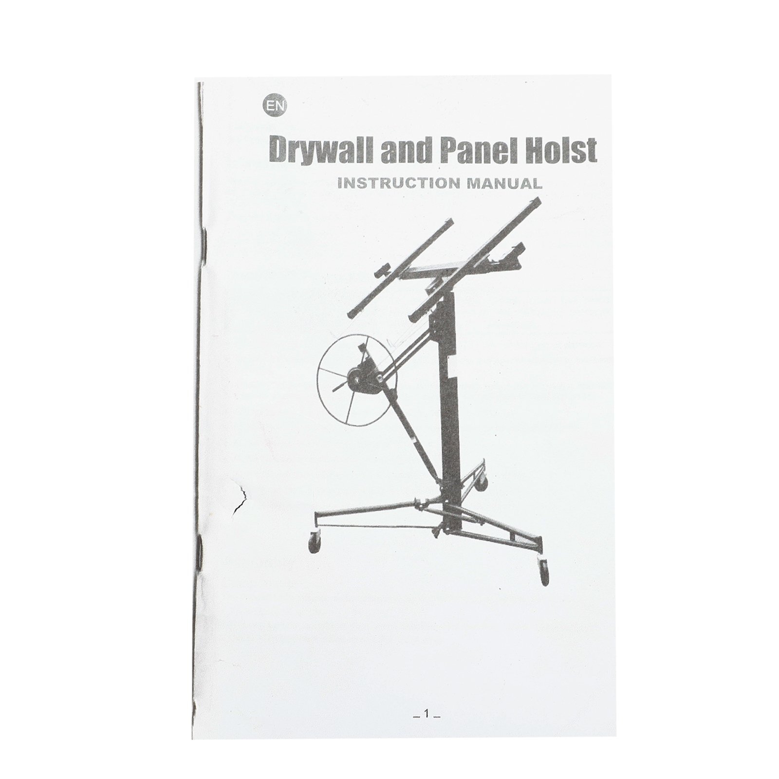 11FT Drywall Lift Panel Hoist Sheetrock Plasterboard Jack Lifter 150LB Yellow