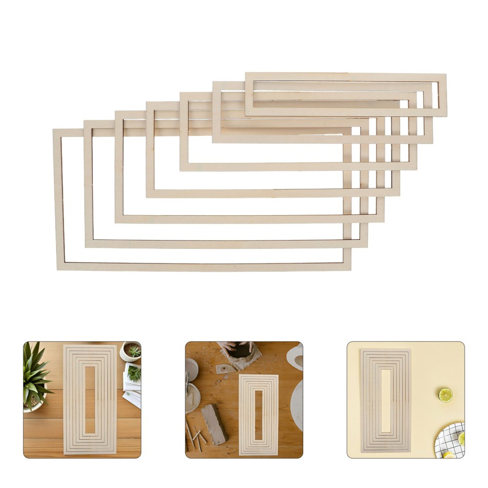 Geometric Modeling Tool Square Pottery Tools Ceramic Mold for Clay Crafting