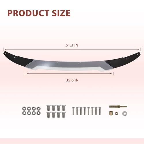 Rear Wickerbill Spoiler Compatible with 2015-2023 Dodge Charger SRT Hellcat